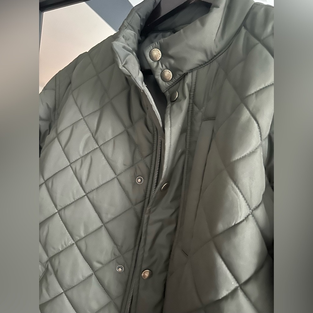 Banana Republic Diamond Quilted Jacket Sz S Sheltered Earth PERFECT Condition